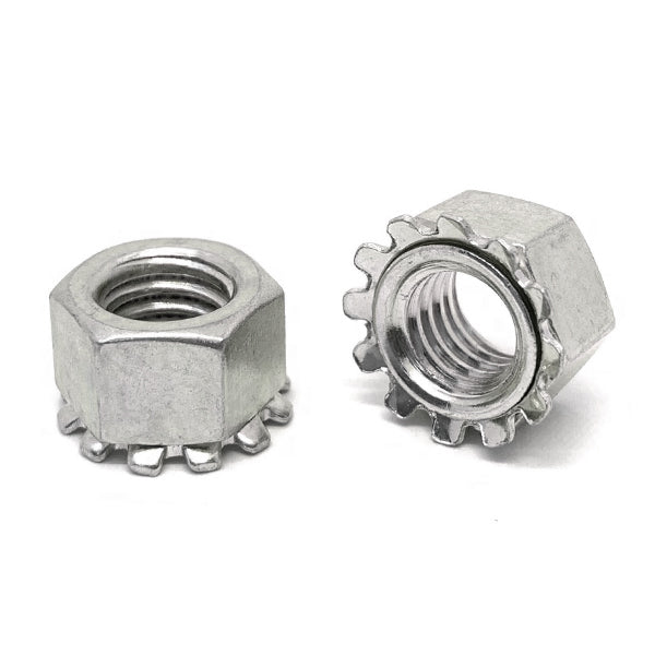 #10-24 Stainless Steel K Lock Keps Nuts