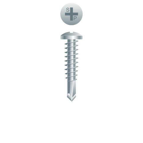 #6 Strong-Point Pan Head 6-20 x 5/8, PH, Zinc