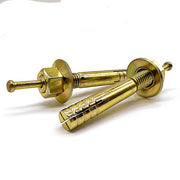 3/8"-16x3-1/2" Pin Drive Expansion Anchors Zinc Yellow