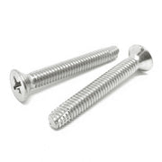 #8-32x3/4" 410 Stainless Steel Phillips Flat Head Type F Thread Cutting Screws