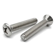 #10-24x1" 316 Stainless Steel Phillips Oval Head Machine Screws