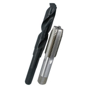 3/4"-16 UNF HSS Plug Tap and 11/16" HSS 1/2" Shank Drill Bit Kit