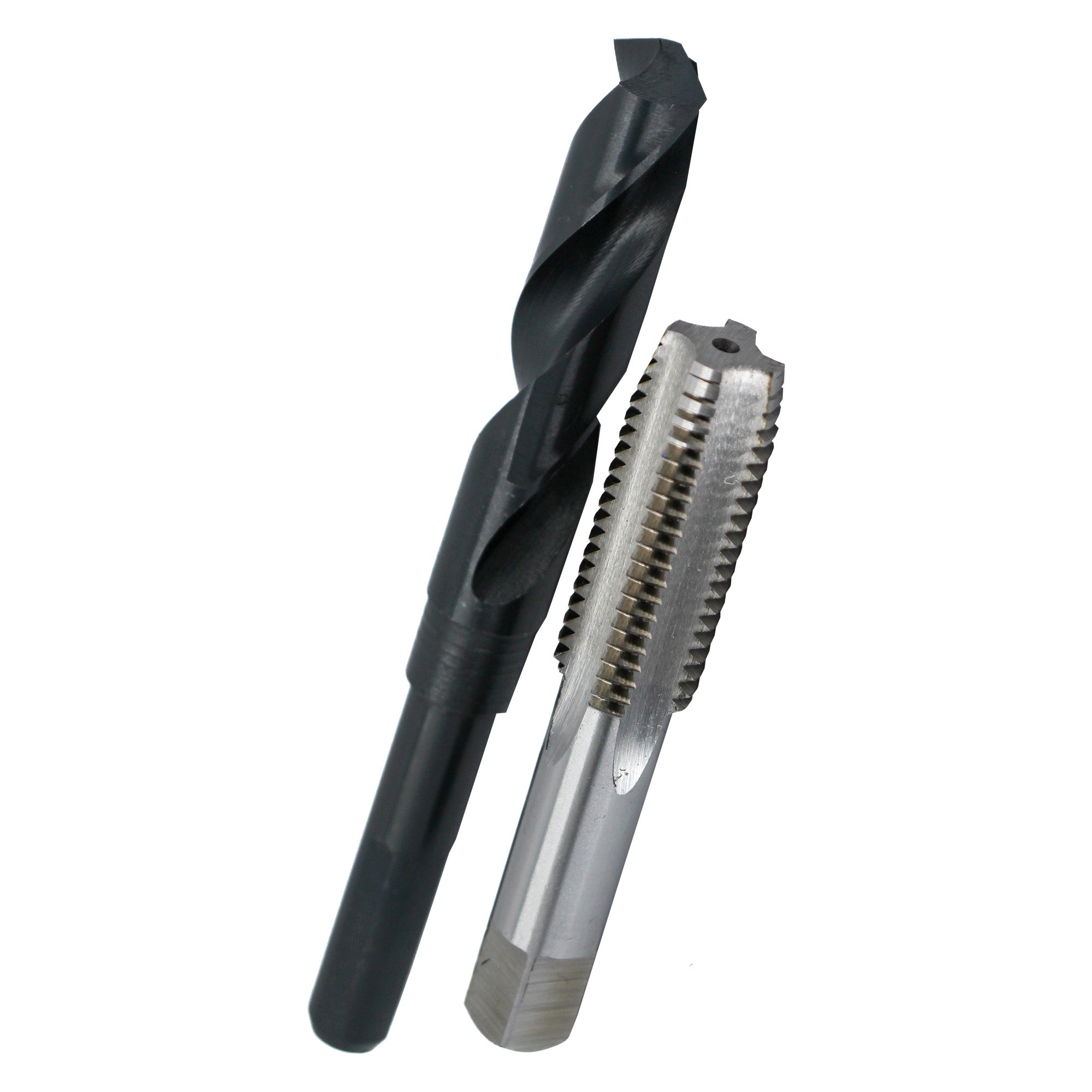 3/4"-16 UNF HSS Plug Tap and 11/16" HSS 1/2" Shank Drill Bit Kit