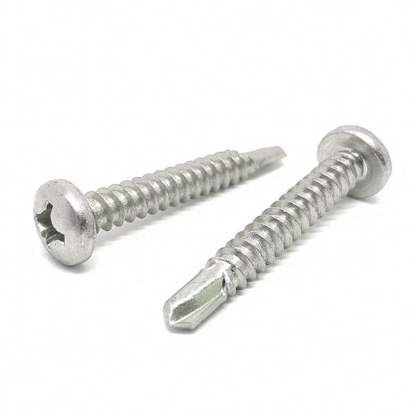 #6x1/2"Stainless Steel Phillips Pan Head #2 Point Self Drilling Screws