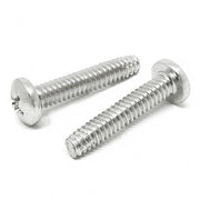 #10-24x3/8" 410 Stainless Steel Phillips Pan Head Type F Thread Cutting Screws