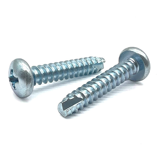 #10-16x3/4" Phillips Pan Head Type BT Thread Cutting Screws Zinc Clear