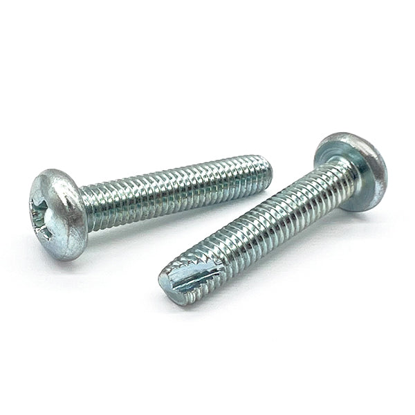 #8-32x1" Phillips Pan Head Type T Thread Cutting Screws Zinc Clear