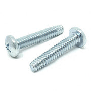 1/4-20x2"  Phillips Pan Head Type F Thread Cutting Screws Zinc