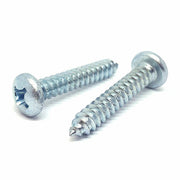 #8x5/8" Phillips Pan Head Type AB Self Tapping Sheet Metal Screws Zinc