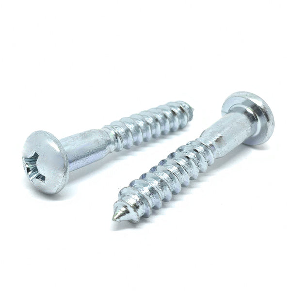 #8x1-1/2" Phillips Round Head Wood Screws Zinc Clear