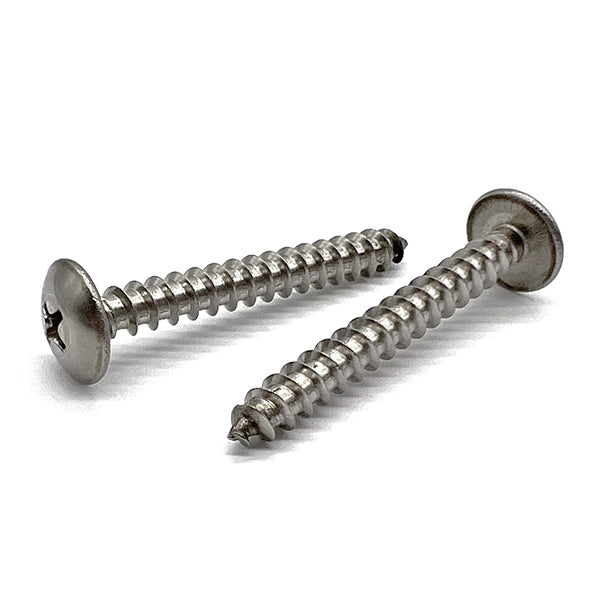 #10-12x3/4" 18-8 Stainless Steel Phillips Truss Head Type A Self Tapping Screws