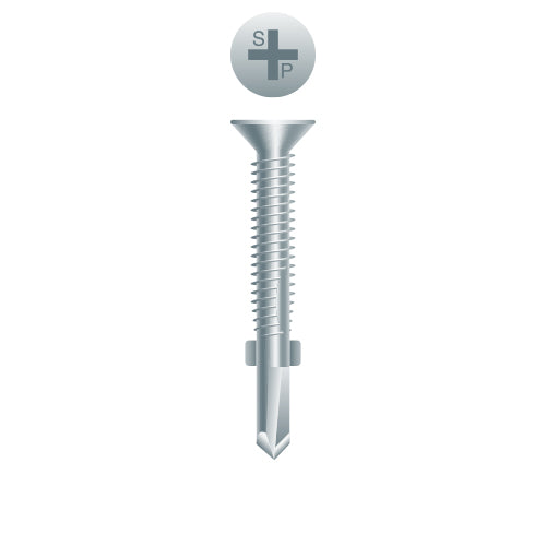 #1/4 Strong-Point Flat Head Reamer 1/4-20 x 2-3/4, PH, Zinc
