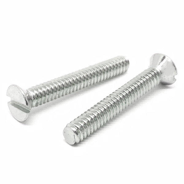 5/16-18x3/4" Stainless Steel Slotted Flat Head Machine Screws Steel