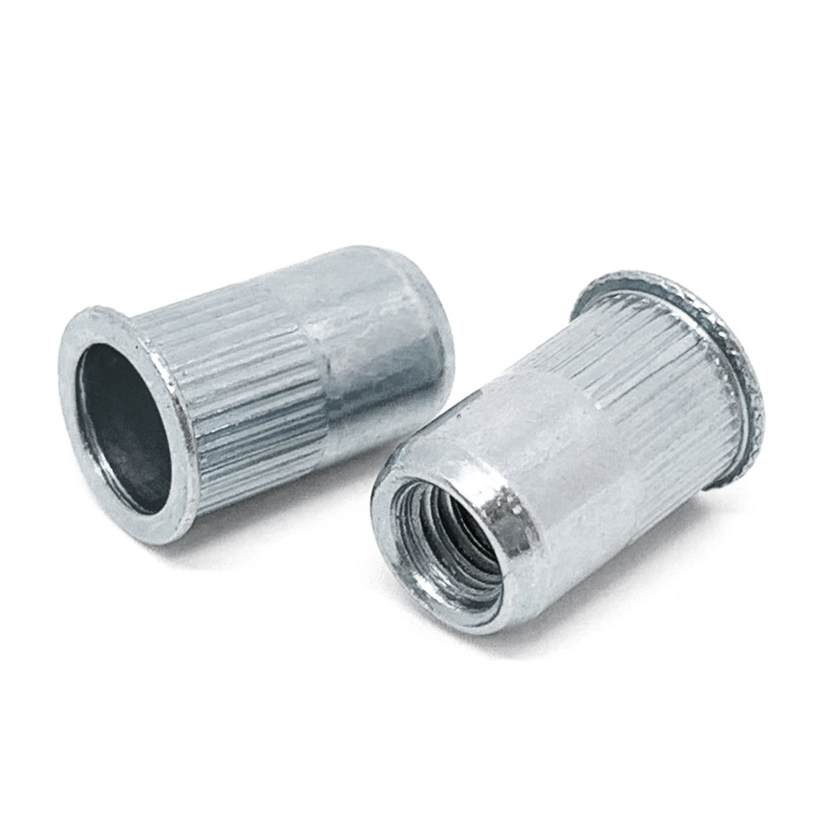 5/16-18 L (.150-.312)  Aluminum Small Flange Knurled Body Rivet Nut