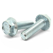M10-1.5x25 Class 8.8 Hex Serrated Flange Bolts Zinc Clear