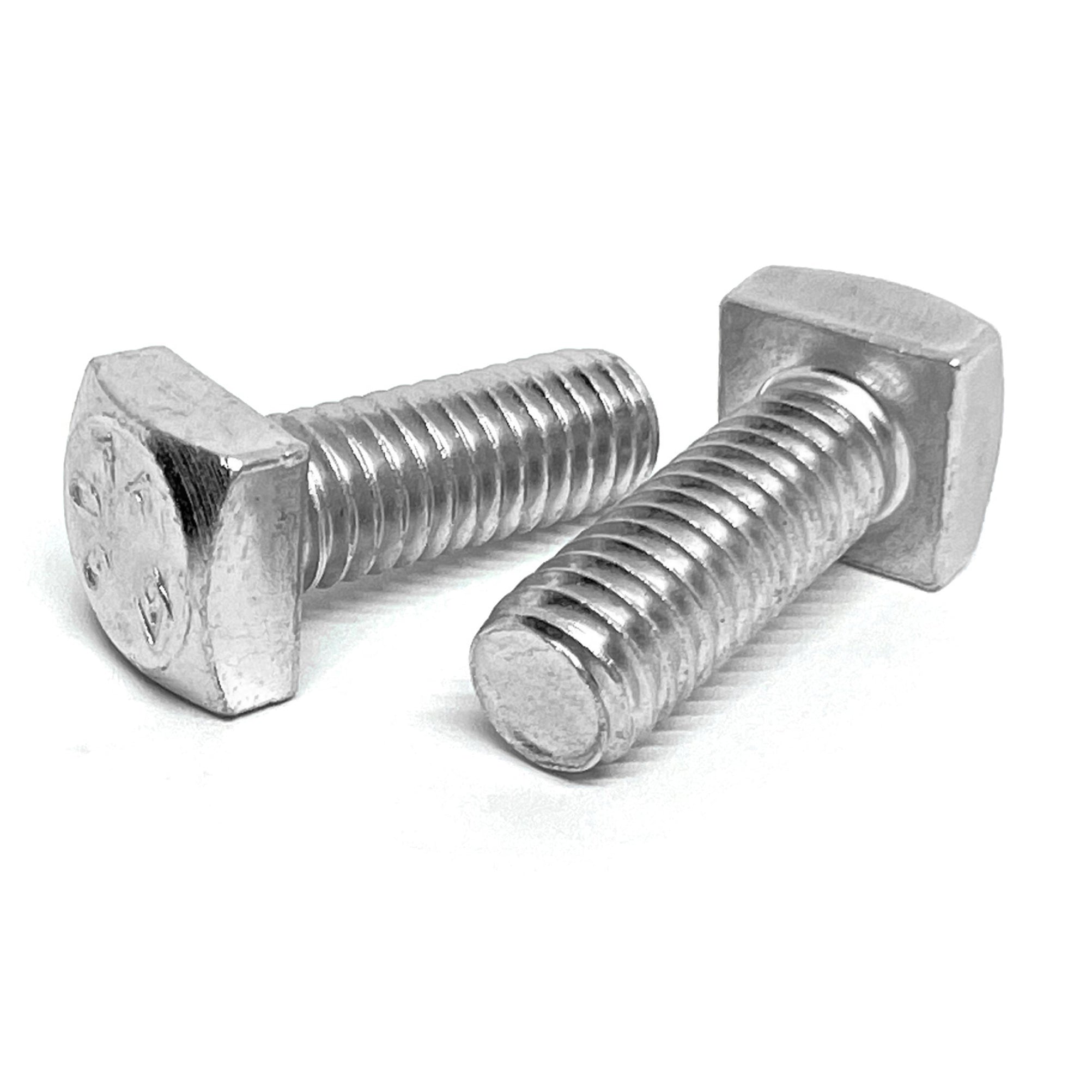 1"-8x2" Square Head Bolts Grade A307 Hot Dip Galvanized