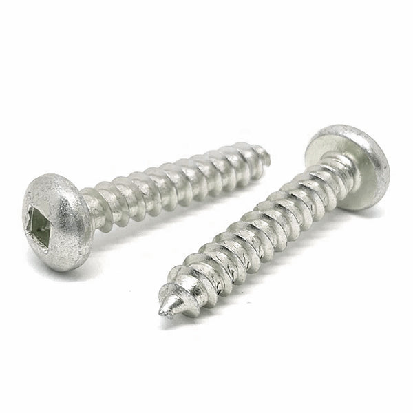 #6x1/2" Stainless Steel Square Pan Head Type A Self Tapping Screws