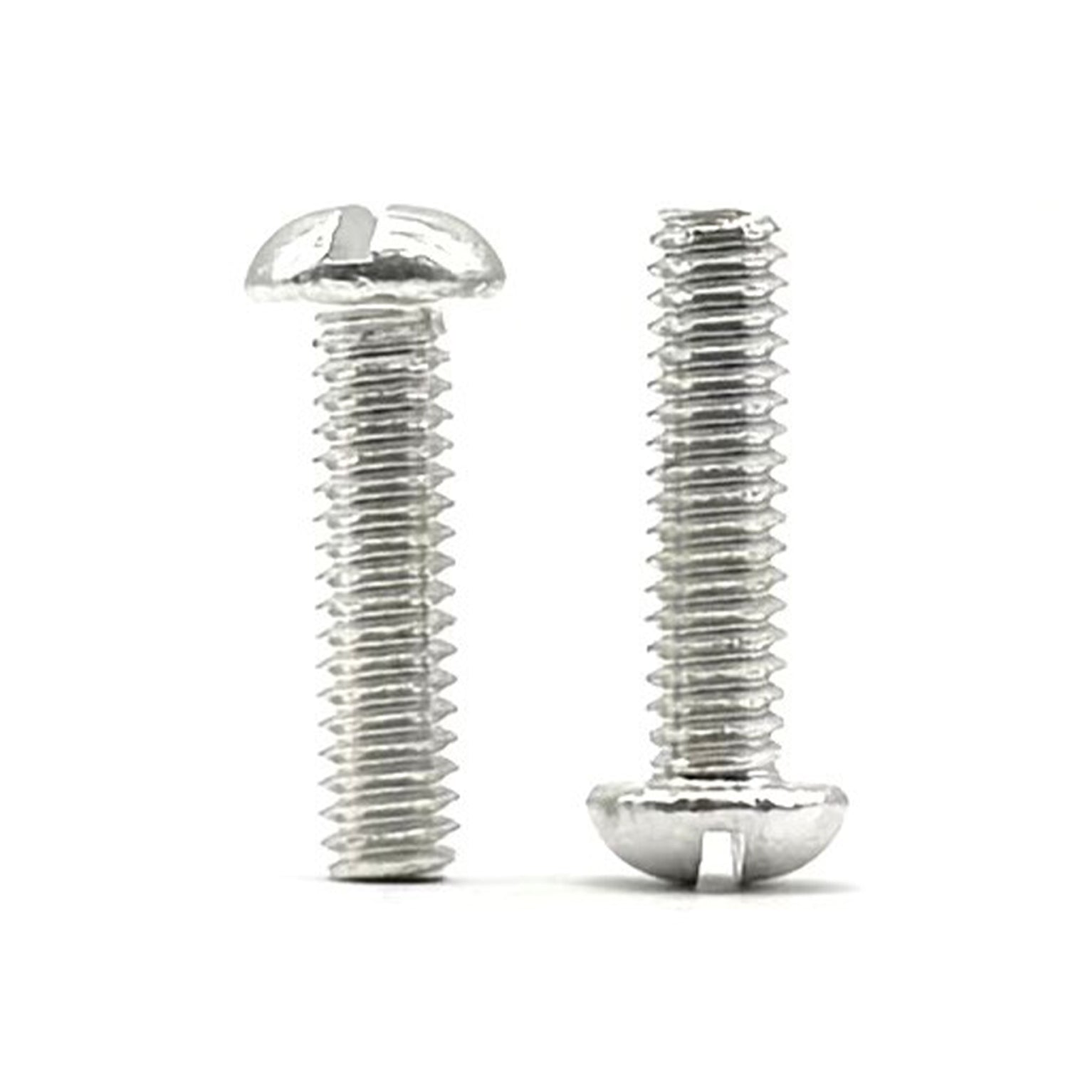 #6-32x1/2" Aluminum Slotted Round Head Machine Screw