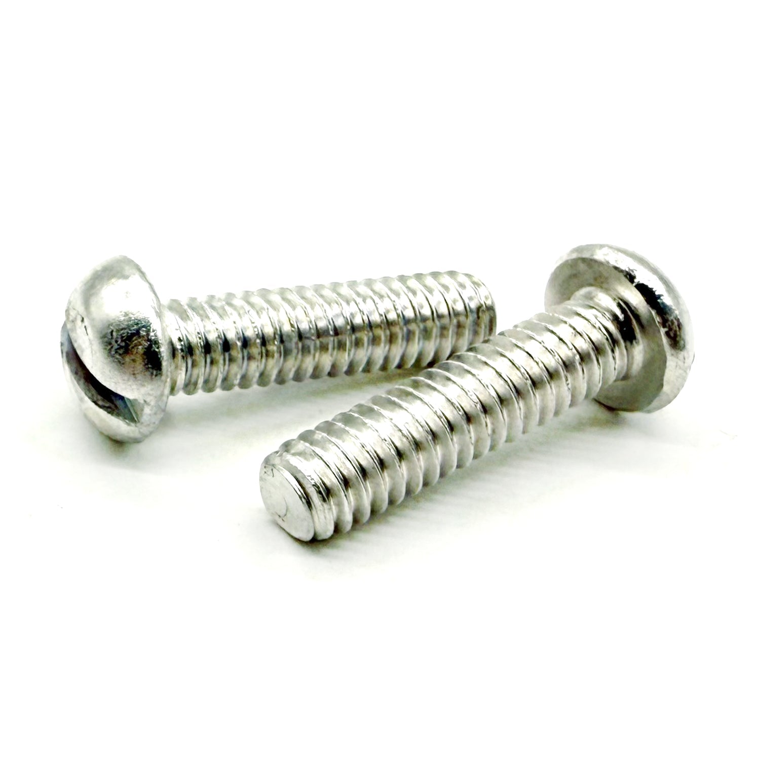 #10-24x3/8" Aluminum Slotted Round Head Machine Screw