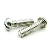 #8-32x1/2" Aluminum Slotted Round Head Machine Screw