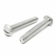 #10-32x1-1/2" Stainless Steel Slotted Round Head Machine Screws Steel