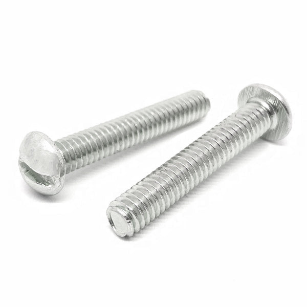 #10-32x3/4" Stainless Steel Slotted Round Head Machine Screws Steel