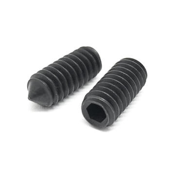 M5-0.8x20 Class 45H Cone Point Allen Socket Set Screws Black Oxide