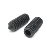 #8-32x3/8'' Alloy Cone Point Allen Socket Set Screw Black Oxide