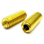 #6-32x3/8" Brass Cup Point Socket Set Screws