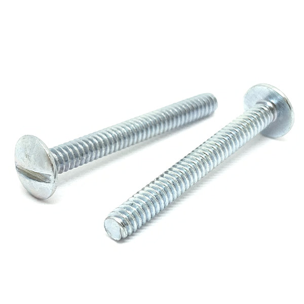 5/16"-18x3" Slotted Truss Head Machine Screws Zinc