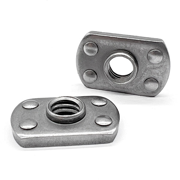 #10-32 4 Prong Spot Weld Nuts