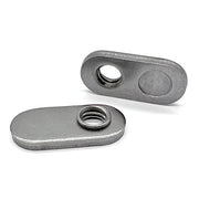 #10-24 Single Tab Spot Weld Nuts w/ Target