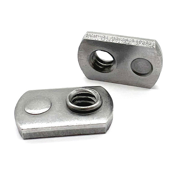 1/4"-20 Single Tab Single Prong Spot Weld Nuts