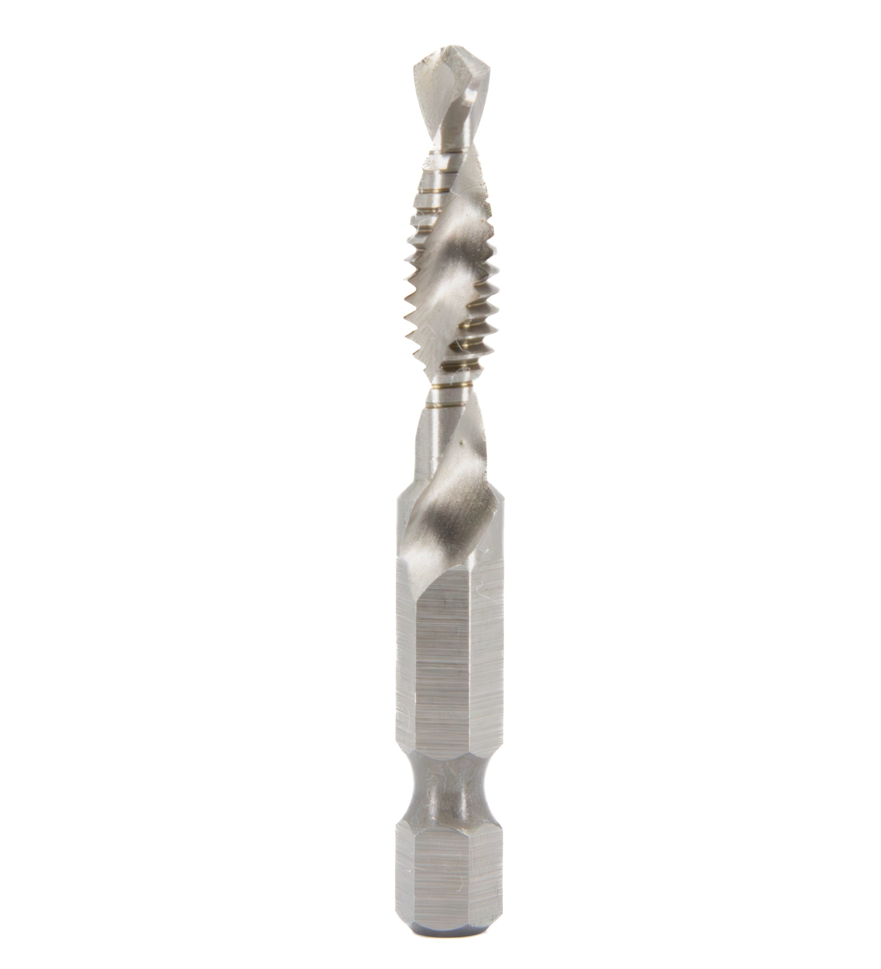 6 Piece Metric Combined Drill Tap and Countersink Set with 1/4" Quick Change Hex Shank
