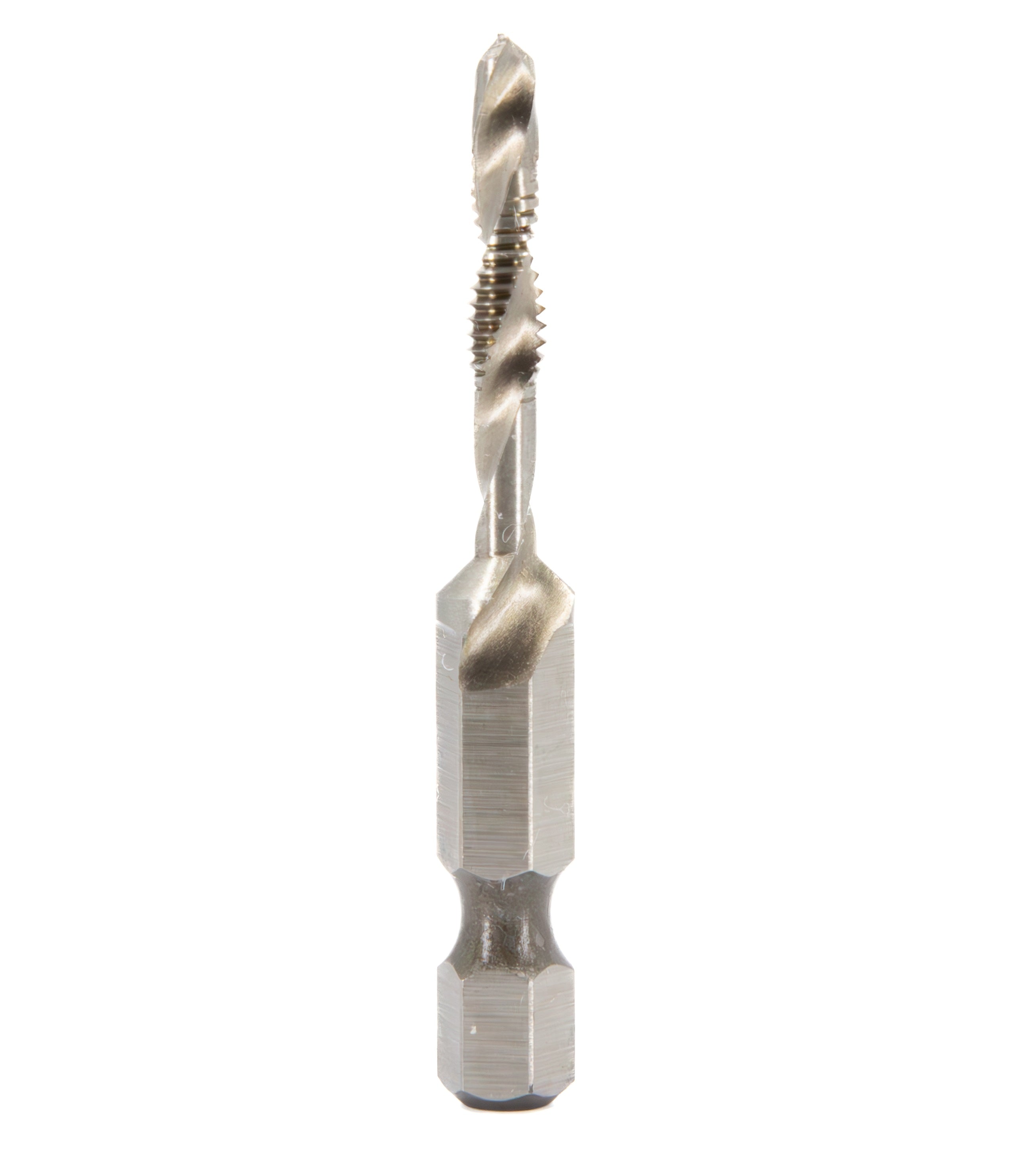 #8-32 UNC Combined Drill Tap and Countersink with 1/4" Quick Change Hex Shank