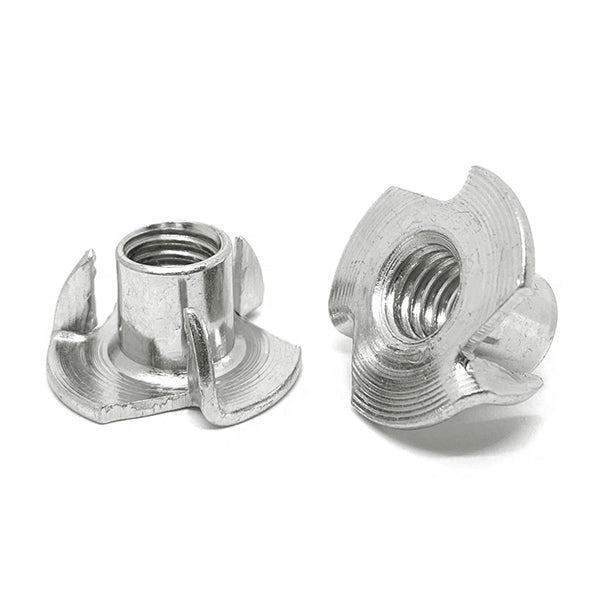 #10-32x5/16" 18-8 Stainless Steel 3 Prong T Nuts