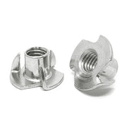 #10-24x5/16" 18-8 Stainless Steel 3 Prong T Nuts