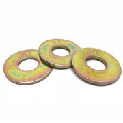 1/2" USS Grade 8 Flat Washers Zinc Yellow