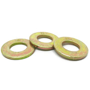 1/2" USS Grade L-9 Flat Washers USA Zinc Yellow