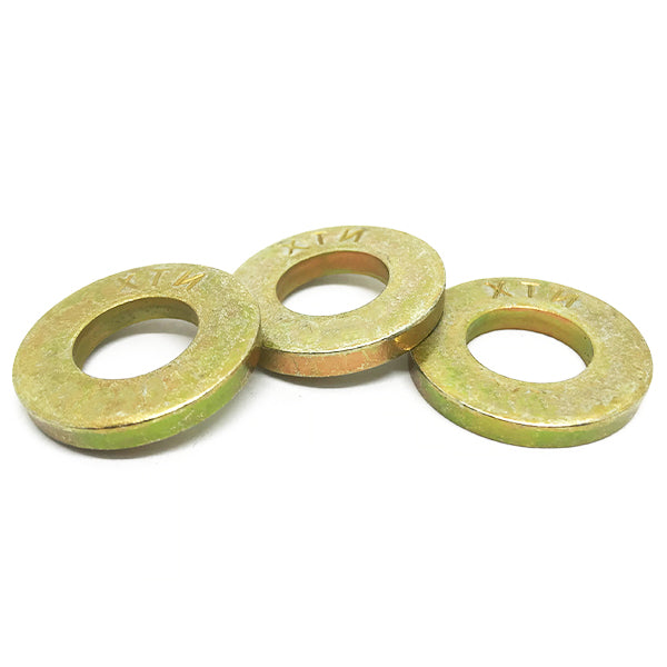 5/8" USS Grade 8 Extra Thick Flat Washers Zinc Yellow