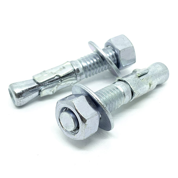 7/8-9x10" Wedge Anchor w/ Nut & Washer Zinc Clear Steel