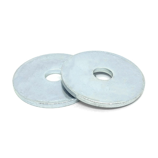 3/8"x2 Low Carbon 1/8" Extra Thick Fender Washers Zinc
