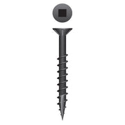 #8 Strong-Point Flat Head w/Nibs 8 x 1-3/4, SQ, Type '17', Black Oxide