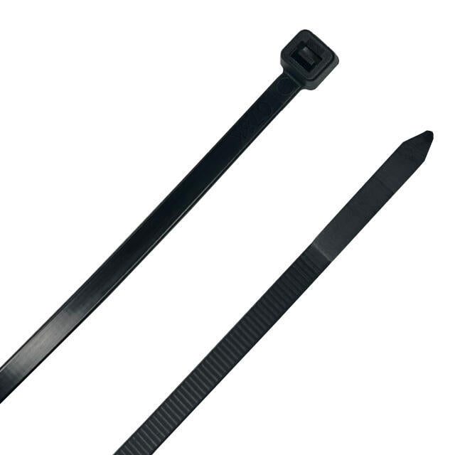 5.7" - 40LBS Nylon Cable Zip Ties UV Resistant Black