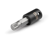 3/8 Inch Drive x M10 Triple Square Impact Bit Socket