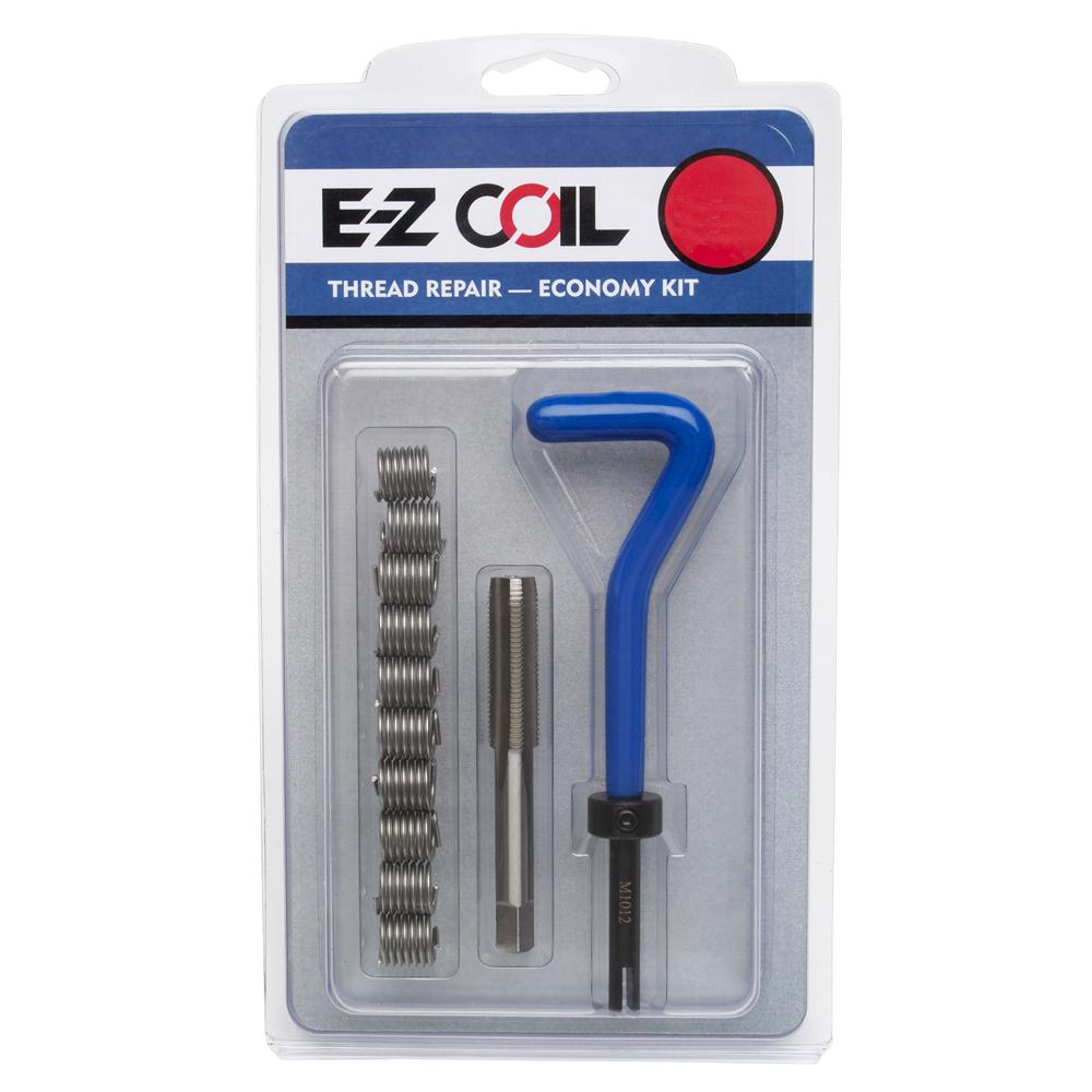 1"-8 Stainless Steel Threaded Coil Insert Economy Repair Kit with Inserts, Tap, and Install Tool