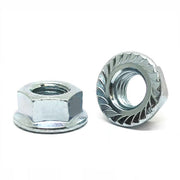 M8-1.25 Class 10 JIS Hex Serrated Flange Nuts Zinc