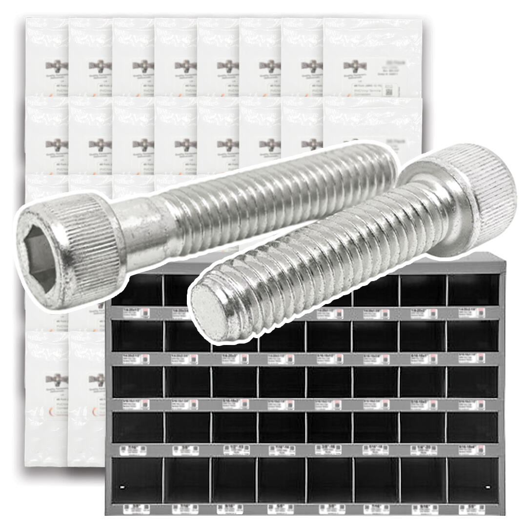 Metric Stainless A2-70 Socket Head Cap Screws - 1511 PCS