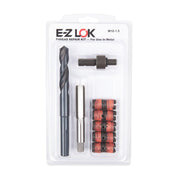 M10-1.5 x M16-2.0 Carbon Steel Solid Wall Threaded Insert W/Red Loctite Standard Repair Kit with Inserts, Drill Bit, Tap, and Install Tool