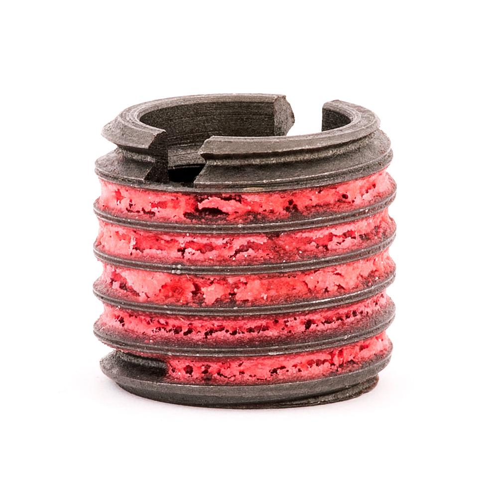 9/16"-12 x 3/4"-10 Carbon Steel Standard Wall Thread Insert for Metal w/ Red Loctite
